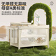 ULOP crib removable splicing crib multifunctional portable foldable baby bed with changing table mosquito net Yunmeng one-click folding baby rocking bed - light khaki baby supplies baby sleeping artifact