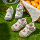 Tombeck Baby Summer Mosquito Repulsent Sandales pour garçons et filles Chaussures de semelles molles antidérapantes pour les bébés et les tout-petits Khaki Taille 17