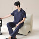 
Yu Zhaolin's new style new Chinese comfortable men's spring and autumn summer cotton home clothing suit cardigan casual and can wear pajamas outside 16859A L