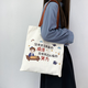 Jiapinyou 2025 new large-capacity school bag for middle school students, tutoring tote bag, canvas bag for men and women, come on readers, come on readers beige bag