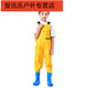 Shantou Lincun children's water play one-piece waders kindergarten waterproof clothes and sea equipment for men and women children's yellow overalls thickened special model - with size 22 (shoe inner length 13cm) one size