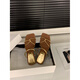 Pushui-Methode Roman Sandals Fairy Dünngürtel Keil Sommer mittlerer Absatzschuhe MRL683-2 Schwarz 38