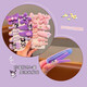 Cartoon Jade Hunde Mädchen Haarnadel Herbst und Winter Plüschbalken Seitendekoration Süßes Kinder Kulomi Haarzubehör Q683 Pink Melody 10-Stück Set