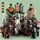IE Gao Chuhan et Han se battent pour l'hégémonie Xiang yu liu bang assemblé des blocs de construction de grands soldats, figures et jouets de guerre d'infanterie Rose Red XP-683 Han Army Hook Soldiers incrustés