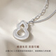 CRD Ke Laidi spot sparkling PT950 gourd platinum pendant Fulu double-sided wearable solid holiday gift 7.45g