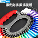 DSB (Disby) Red Key Disk 18-bit Key Ring Landlord Tag Card Chain Management Key Chain Thickened Stainless Steel Mark Storage (with 23 Marking Cards)
