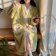 FHHUABD coral velvet nightgown for women Spring and Autumn 2024 new cute thickened flannel home clothes pajamas for women Autumn and Winter 761# M women L (suggested height 160-165c, weight 1