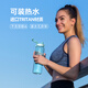 Uzspace youzhi tasse appropriée grande capacité sport water cup tasse hommes et femmes étudiants portables à haute température alimentaire de qualité alimentaire tritan pot cristal violet 1050 ml