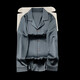 Modal silk pajamas men's long-sleeved spring and autumn high-end simple solid color big-name style loose casual home wear gift box set gray blue short sleeves + trousers 2XL recommended 160Jin Jin equals 0.5kg -180Jin Jin equals 0.5kg