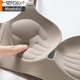 Modal brand underwear for women with small breasts gathering soft support to show large breasts anti-sagging bra without marks and no steel rings. Brown color - single piece 38/85B (comfortable)