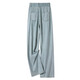
Cypress House elastic waist jeans 2025 summer new women's high waist droop trousers wash straight pants