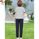 
Woodpecker Mother's Day Gift Mother's Summer Fashion Sportswear Set 40-year-old 50-year-old middle-aged and elderly women's two-piece set middle-aged short-sleeved pink [829] XL (Suggested 105 Jin [Jin equals 0.5 kg])