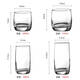 Yonghuan Transparent Simple Glass Cup Hotel restaurante Beber Copa de agua Copa de té Copa de cerveza Bebida Beber Desayuno de leche 13791 Color-Transparente 200ml-1