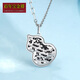 Centenary Baojinxiang platinum pendant for women pt950 platinum necklace for women who fell into car alone, flower fish scale gourd pendant for girlfriend, fish scale gourd pendant, weighs about 4.95-5.15 grams