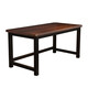 Saison solid wood computer desk home study desk desktop desk office simple desk e-sports long strip workbench walnut color 16MM thick desktop E1 level environmental protection length 100*60*75 thickened carbon steel table frame 50mm square