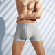 Septwolves Herrenunterwäsche Ice Silk Boxer Hosen Herren Sommerhosen Modal Atmungsbarer Hosen Herren D Mint Grün + hellblau + hellgrau [Modal] 834