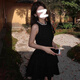 
Xinnan beautiful hot girl waist dress for women's spring and summer French temperament high-end little black skirt birthday dress short skirt hot girl waist dress L suitable for 95-105 Jin [Jin equals 0.5 kg]
