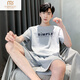 Pajamas modal short de coton pur en coton pour les jeunes pour la jeunesse fine vestimentaire décontracté et extérieur ensembles de vêtements portables HD9928 L