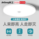 Jinggong human body sensing LED three-proof ceiling lamp ultra-thin energy-saving high-brightness stair aisle corridor corridor light smart lamp