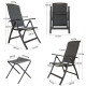 Linya (Linya) Chaise de terrasse chaise de camping extérieur chaise en aluminium alliage à 7 vitesses chaise de sieste ménage joie 9896 Mesh Tissu chaise pliante