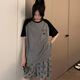 Jingpufei summer cartoon short-sleeved loose home clothing two-piece suit for wearing outside 692 small bag dog, one size 4XL code [recommended 172-200Jin [Jin equals 0.5 kg]]