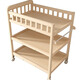 A Baby Solid Wood Diaper Changer Table Table des soins mobiles NOUVELLE-NE NOUVEAU bébé Multi-fonction Bathing Massage tactile Tableau de couches à trois couches (partition Wood non solide) + Vache de bouteille de lait