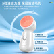 GERLLO electric facial cleanser ultrasonic female face wash artifact pore cleaning facial beauty soft hair household white