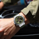 Raelli Electronic Watch Student Student Adolescente alistó Militar Military Sports Multifuncionales Luminoso Watrino Electronic Watch Watch Tending 6191. Verde