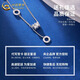 China Gold (CHINA GOLD) Platinum Small Waist Necklace Women's Platinum Clavicle Chain Valentine's Day Practical Birthday Gift for Mom, Wife and Lover PT950 Platinum Small Waist Necklace About 6.4g