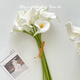 Pu Calla Lily Simulierte Blumenbraut Halten Blumen Hochzeitsfotografie Ornamente Home Dekoration Simulation Blumen Geschenkband 20 weiße Calla Lilie