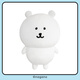 MINISO self-deprecating bear 8-inch standing plush doll children's toy doll hug pillow doll as a birthday gift for girlfriend