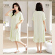 
Urban beauty nightgown for women in summer with chest pad cloud cotton short-sleeved pajamas sweet Korean version 2025 new student home clothes
