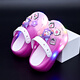 Shepherd Girls Hole Slippers Summer 2025 New Lighting Glowing Children's Princess Beach Sandals Anti-Slip Soft Sole Shoes Pink 24