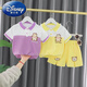 Disney Girls Anzug modische Sommerkleidung Baby Casual Sports Sommer Kleidung Neues Baby Kurzärmel zweiteiler Set Pink 80