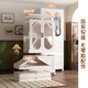 Anya simple wardrobe bedroom cabinet baby wardrobe rental room folding installation-free storage locker 2 layers 1 cabinet