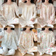 Jingpu Feiyunduo Pajamas de algodón Spring de primavera y otoño de la manga larga Conjunto de ropa para el hogar LXE-679#Love Bow 170 m
