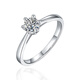 Star Eye Jewelry Diamond Ring for Women with Six Claws White 18K Gold Natural Diamond 1 Carat Special Offer Wedding Gift Diamond Ring for Women for Chinese Valentine's Day 18K Gold Six Claws - 1 Carat M-N Color SI Natural Diamond No. 9-20 Circle Number Leave a Message or Remark