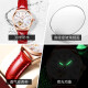 
OLEVS 520 Valentine's Day Gift Couple Watch A pair of fully automatic mechanical watches multi-functional gifts for boyfriend and girlfriend 3601+6636 white [Lifetime Warranty]