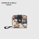 Charlie / Kelli Site Web officiel CK Brand Luxury Femme's Bag Wallet Cartoon Storage Key Sac 2025 NOUVEAU COIN WATLET CART SAG BLUE