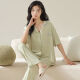 Kaizitu Modal women's pajamas and home clothes set comfortable short-sleeved trousers for outside wear 12109 [Soft Modal, breathable and comfortable] M [90-100Jin [Jin equals 0.5 kg]]