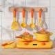 Mailobao MailIpox Kitchen Toys Enfants 3 ans 6 bébé jouant à la maison Cuisine Simulation micro-ondes Réfrigérateur Cooking Girls Birthday Gift Gift Simulation Fournace
