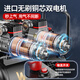 CLCEY空压机充气泵小型220v便携式工业级木工静音高压打气泵空气压缩机 3890W-60L[无刷双电磁阀+智能数