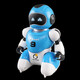 
UTHER intelligent football battle robot kicking competitive double remote control programmable fighting children's toys. Standard version of yellow + blue + 2 balls + 2 goals. Official standard version
