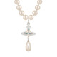 Vivienne Westwood (Vivienne Westwood) purchasing spot Queen Mother Necklace Star Same Style Flagship Authentic Saturn Pearl Necklace Gift Birthday Gift Silver-Saturn Pendant Clavicle Chain