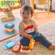 Tlit Infant Montessori Educación temprana Hexaédrica Bola ocupada de 1-2 años Toys 6 meses GRAP CAPININA
