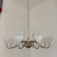
Opp Lighting; OPPLE2025 new past lighting 9227 high-end solid modern living room dining room chandeliers minimalist aluminum warm light bag 12 heads living room three-color unlimited remote control