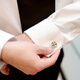 NOSSKISS new gold and silver contrasting cufflinks high-end simple and fashionable iris French shirt cuffs stud birthday gift gifts. Please consult customer service for customization