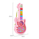 Música para niños Piano Guitar Toys Multifuncional Electrónico Piano 1-3 años 2 bebés y bebés Los instrumentos de violín se pueden reproducir box de pedido por correo de comercio electrónico Xiaoma-Lotus polvo Música de educación temprana