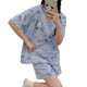 Jingpu fei été mignon mignon à manches courtes pyjamas de pyjamas de maison de grande taille