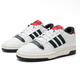 阿迪达斯（adidas）男鞋 25夏季新款运动鞋复古时尚撞色休闲鞋透气缓震防滑中帮板鞋 KK1283/白/黑/红/撞色小白鞋 44  码